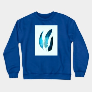 Indigo Feathers Crewneck Sweatshirt